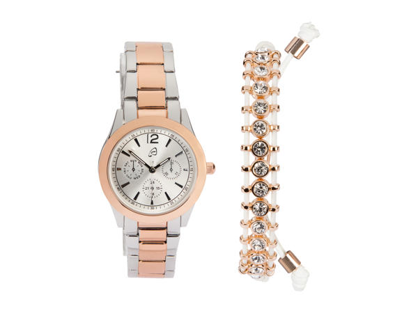 Ladies' Wrist Watch Jewellery Set