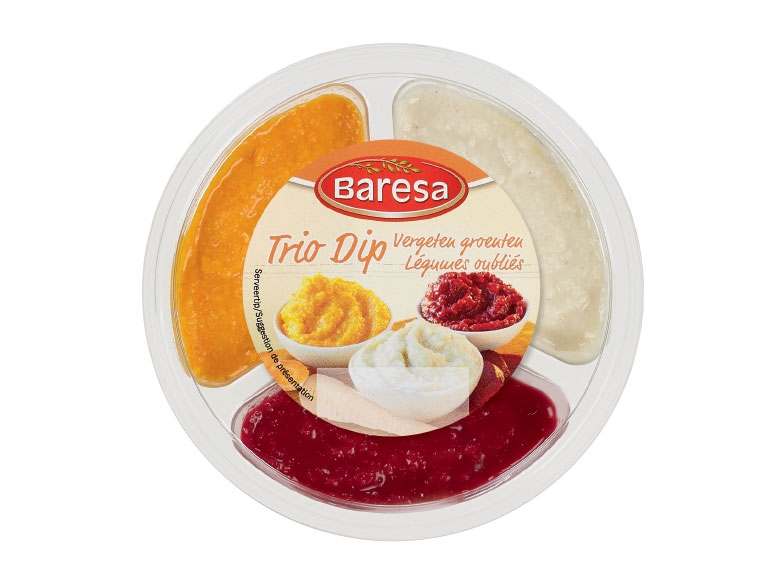 Trio de légumes oubliés ou houmous