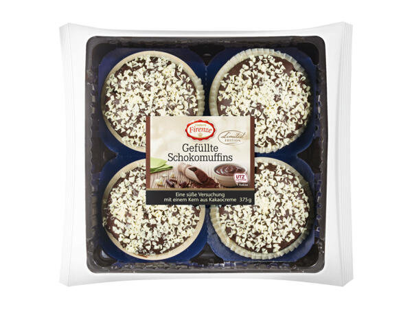Schokomuffins mit Kakaocreme