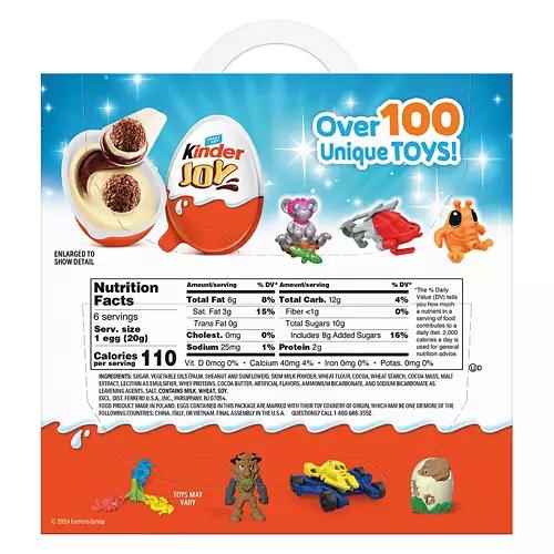 Halloween Kinder Eggs Multipack, 6 count