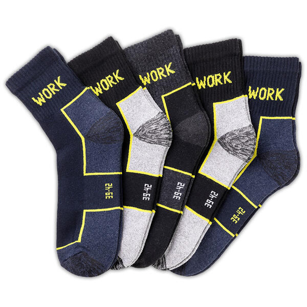 Arbeits-Kurzschaftsocken 5er
