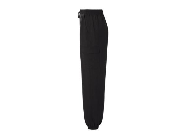 Esmara Ladies' Black Cargo Trousers