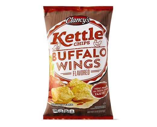 Clancy's Buffalo Wing or Parmesan Garlic Kettle Chips