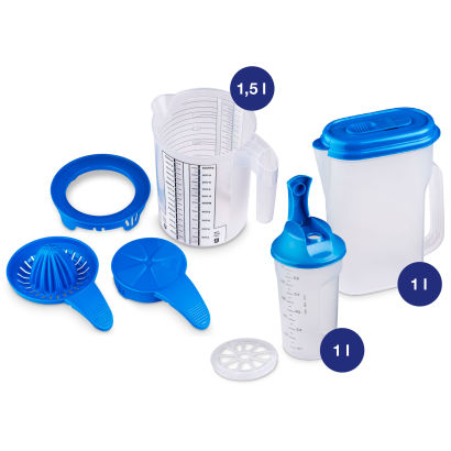 Messbecher, Shaker oder Karaffe