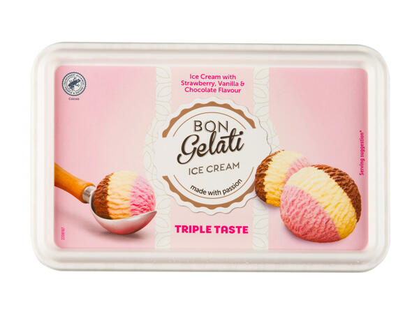 Înghețată Tricolore