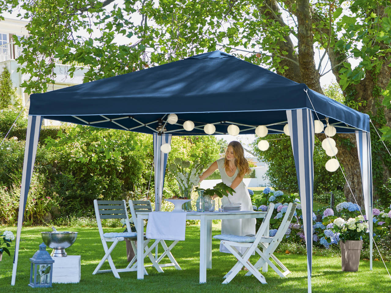 FLORABEST Folding Aluminium Gazebo