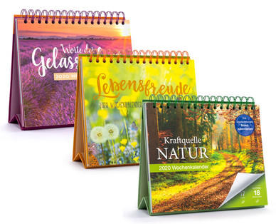 Tischkalender mit Aufsteller