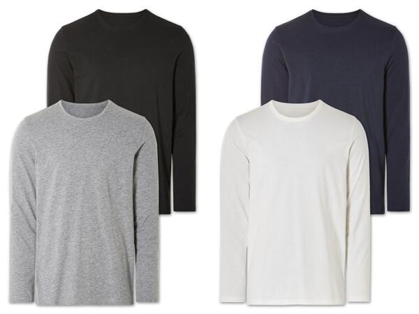 Herren Langarmshirt, 2 Stück