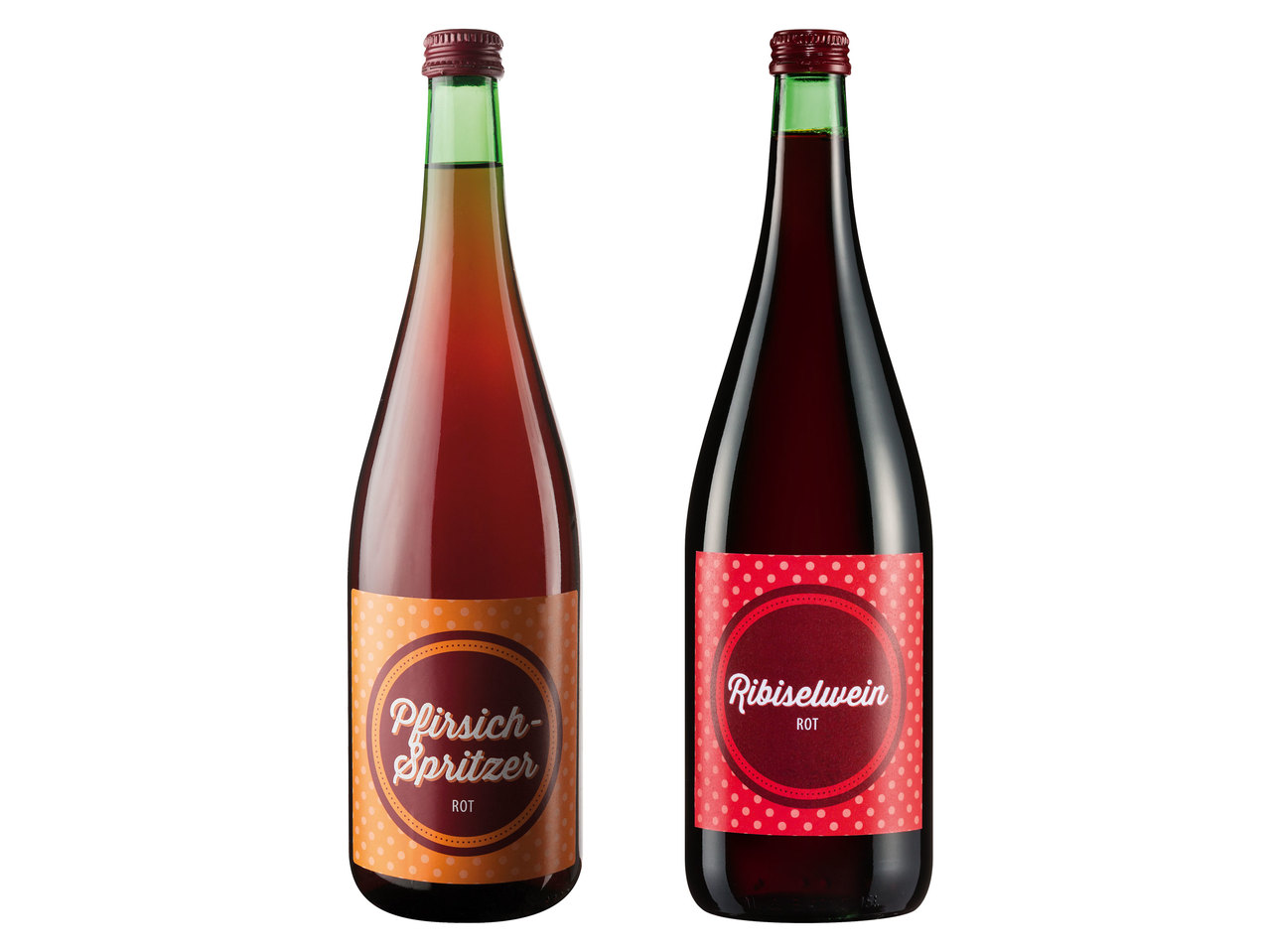 Ribiselwein oder Pfirsich-Spritzer