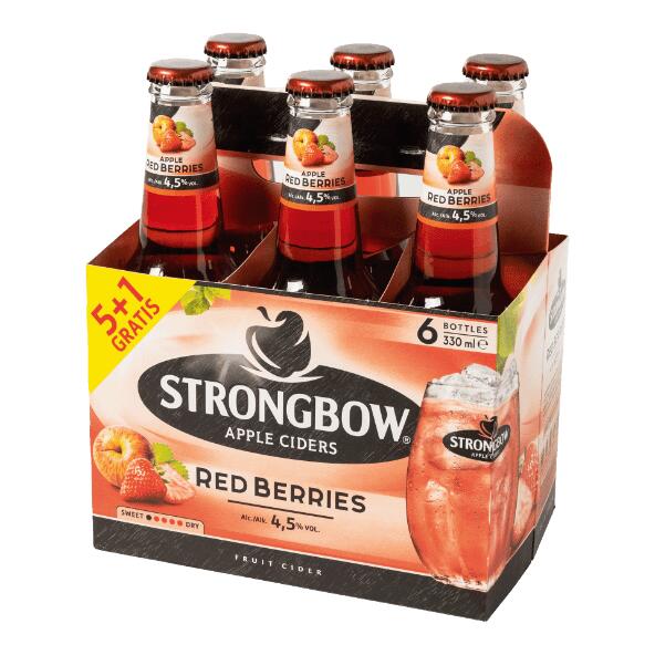 STRONGBOW(R) 				Cidre Red Berries, 6 St.
