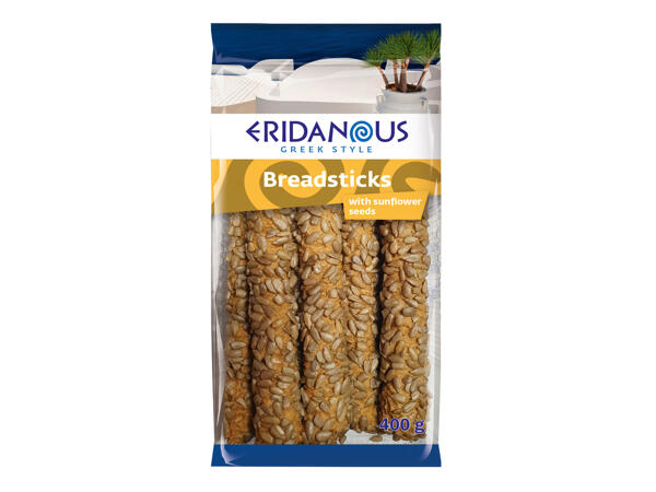 Breadsticks with Sunflower Seeds