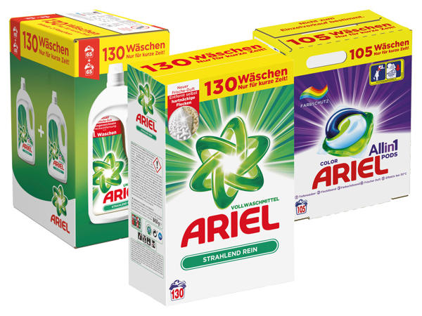 ARIEL Gel/Pulver/Tabs