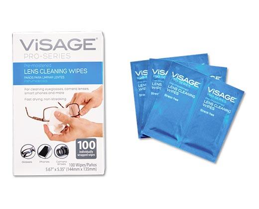 Visage 
 Pre-Moistened Lens or Screen Cleaning Wipes