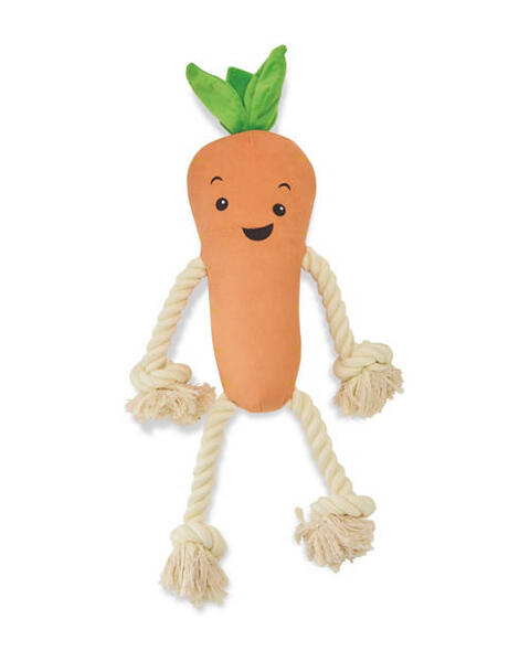 Kevin the Carrot Dog Toy