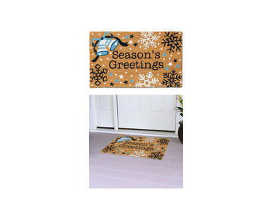 Merry Moments 18" x 30" Holiday Coir Mat