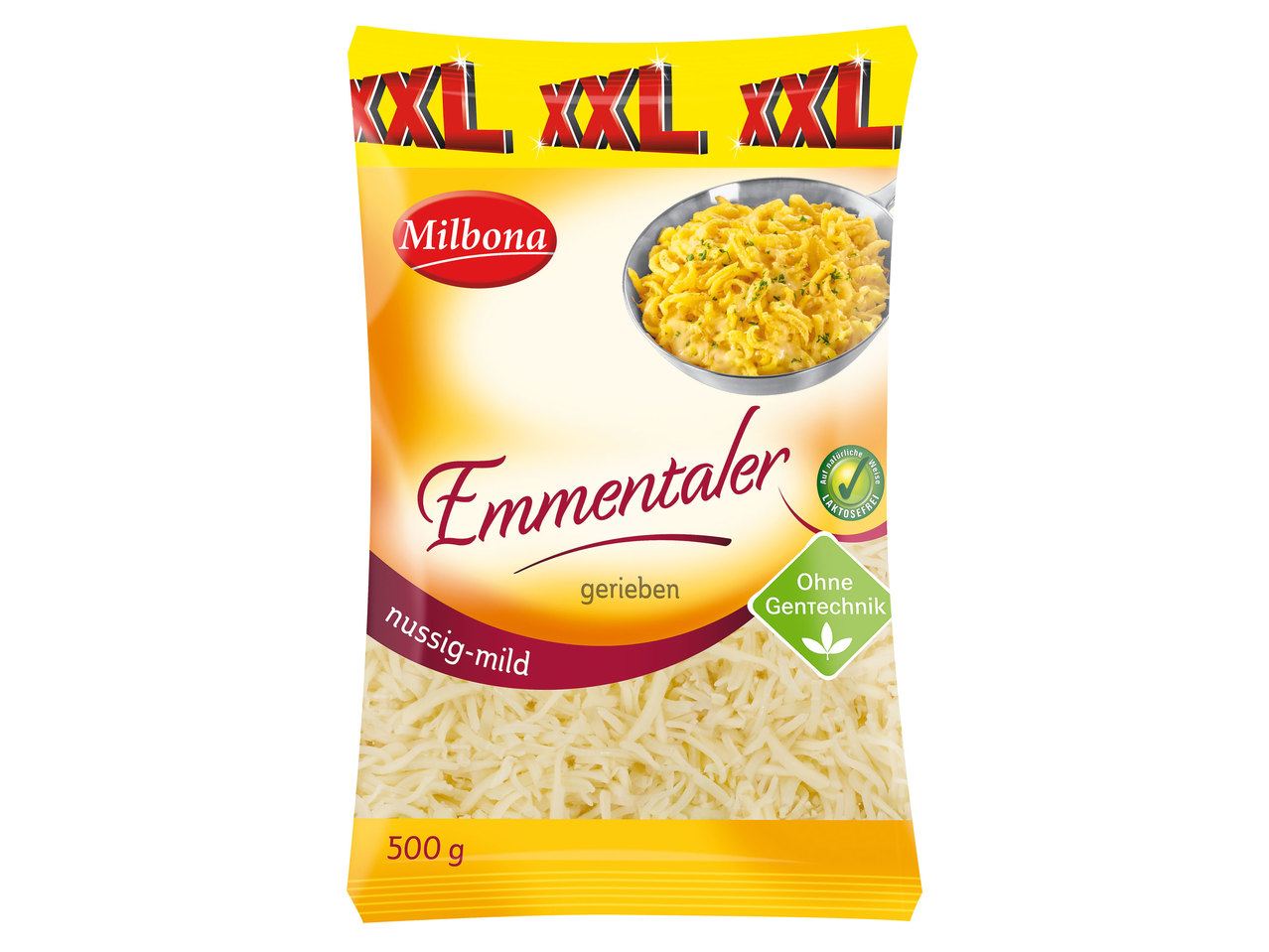 MILBONA Emmentaler gerieben 500 g