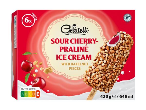 Bâtons de glace praliné