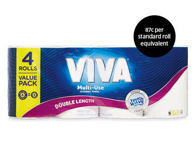 Viva Double Length Paper Towel 4pk