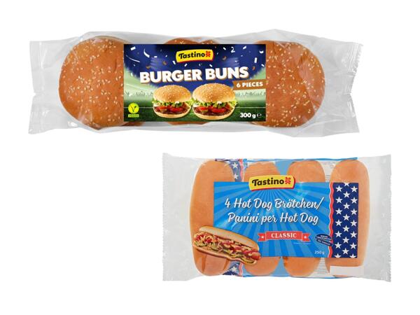 Petits pains pour hamburger au sésame/​petits pains pour hot dog