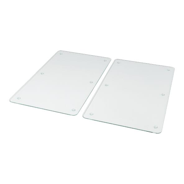 CROFTON(R) 				Couvre-plaque de cuisson en verre, 2 pcs