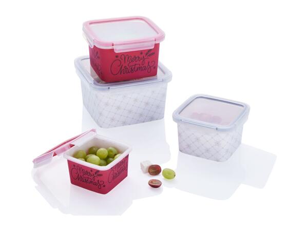 Livarno Home Food Storage Container Set - Set of 4
