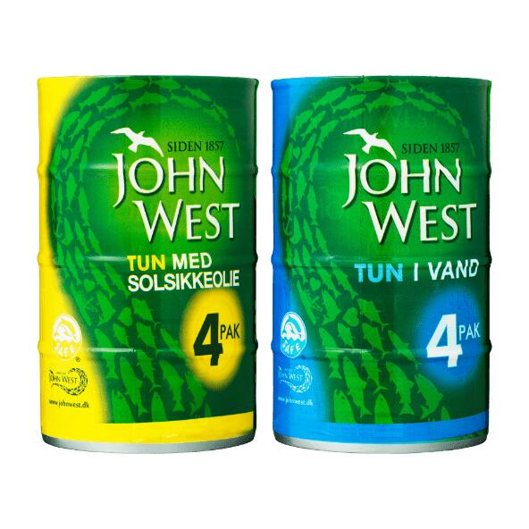 JOHN WEST Tun i vand eller olie