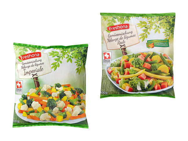 Mélange de légumes d'origine suisse
