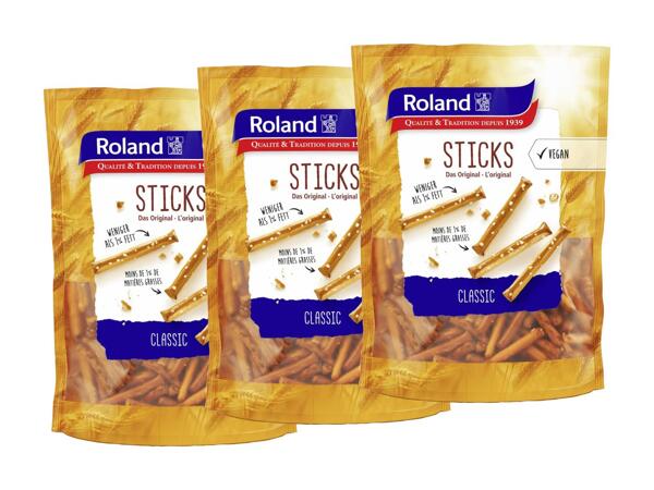 Sticks salés Roland en pack de 3