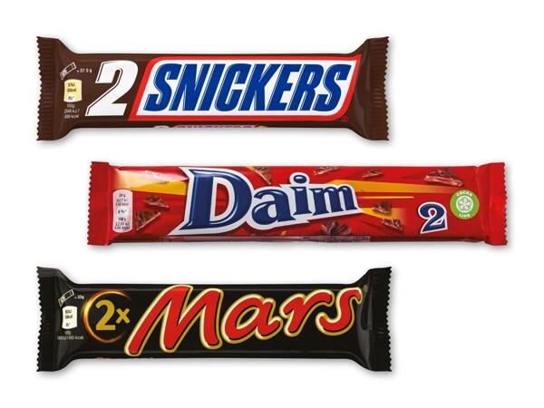 MARS/MONDELEZ Snickers, Mars eller Daim