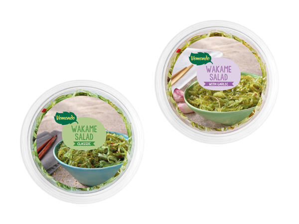 Insalata di alghe marine wakame vegana