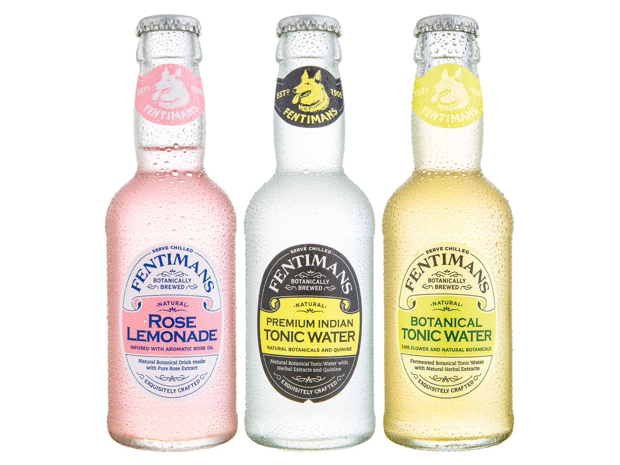 FENTIMANS Rose Lemonade, Indian Tonic oder Botanical Water