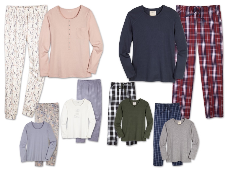 ESMARA LINGERIE(R)PURE COLLECTION / LIVERGY(R)PURE COLLECTION Damen-/Herren-Pyjama