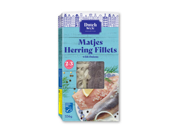 Sildefilet med løg