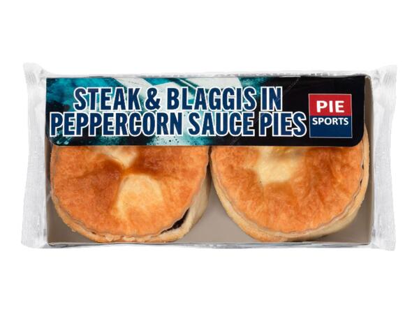 Pie Sports 2 Steak & Blaggis in Peppercorn Sauce Pies