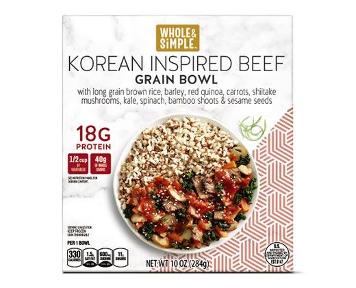 Whole & Simple 
 Adobo Chicken or Korean Inspired Beef Power Bowl
