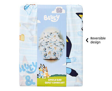 Children's Bluey Quilt Cover Set or Sheet Set – Single Size