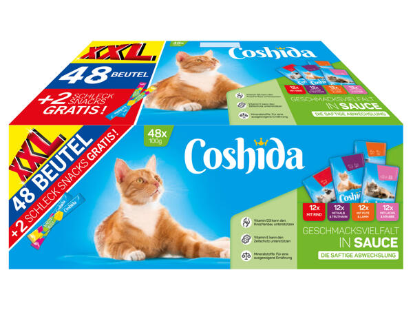 Katzennassnahrung Premium 48x 100 g