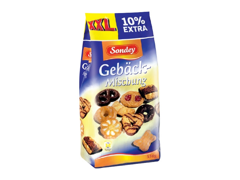 Waffel- und Gebäckmischung