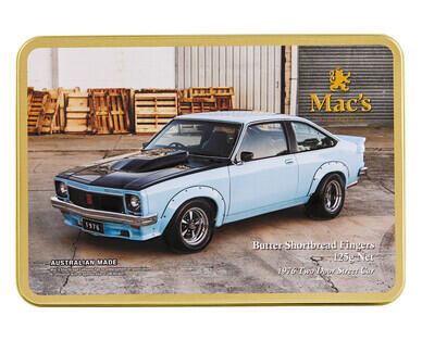 Mac's Shortbread Car Tin 125g