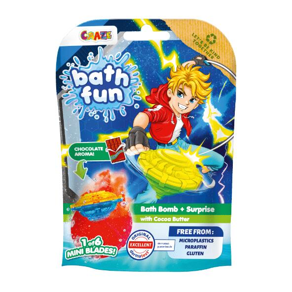 CRAZE(R) 				Bombe de bain avec surprise
