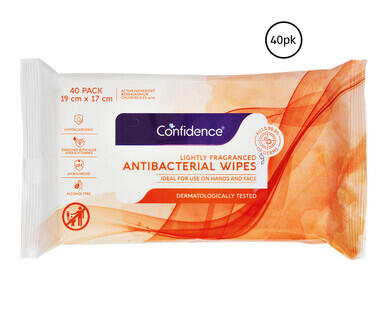 Antibacterial Wipes 40pk