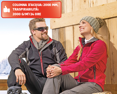 Giacca in softshell da donna/uomo CRANE(R)