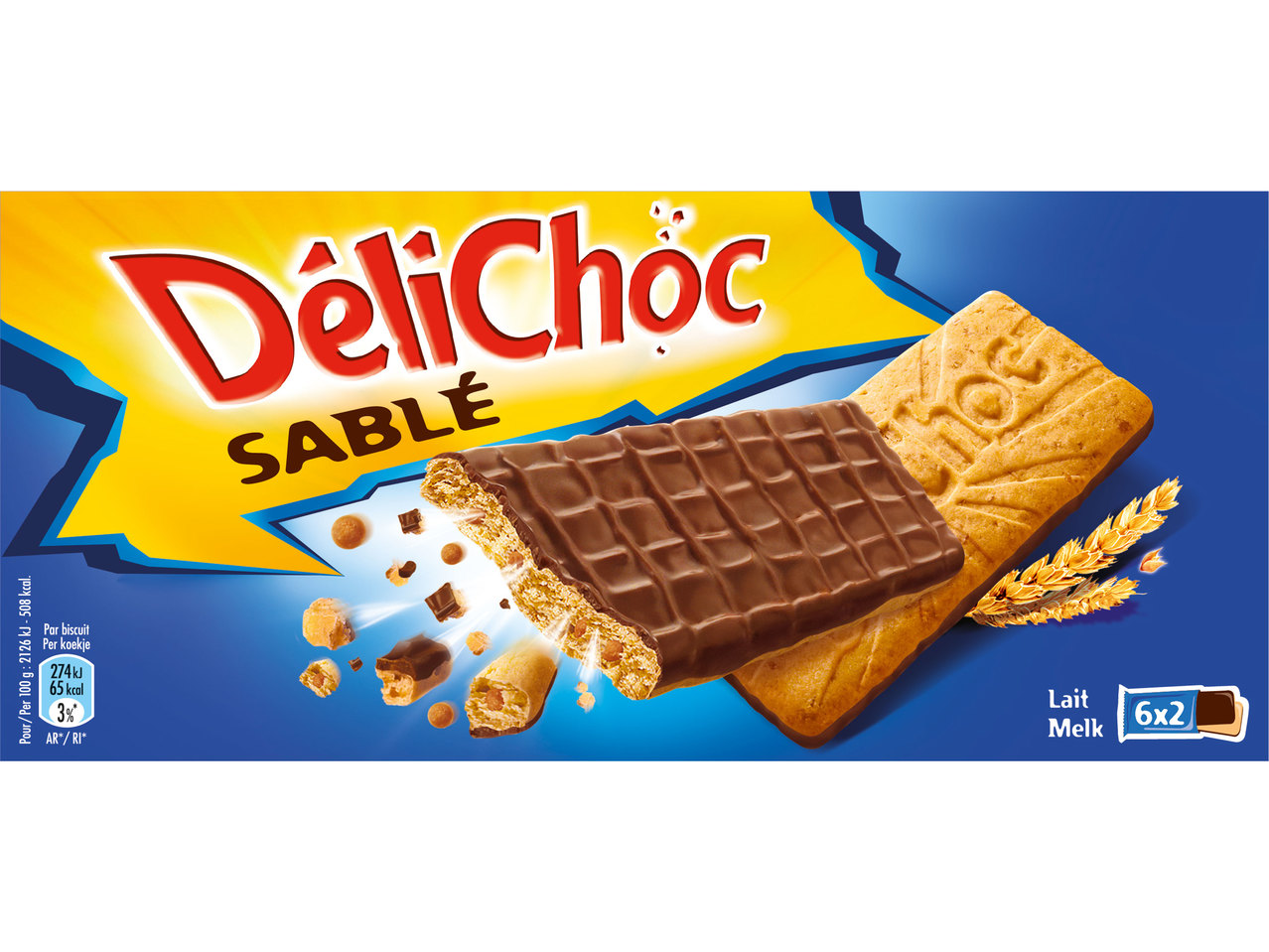 Sablé melkchocolade