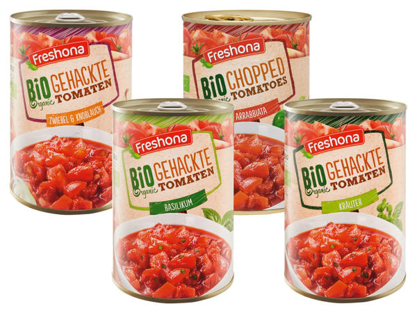 FRESHONA Gehackte Bio-Tomaten