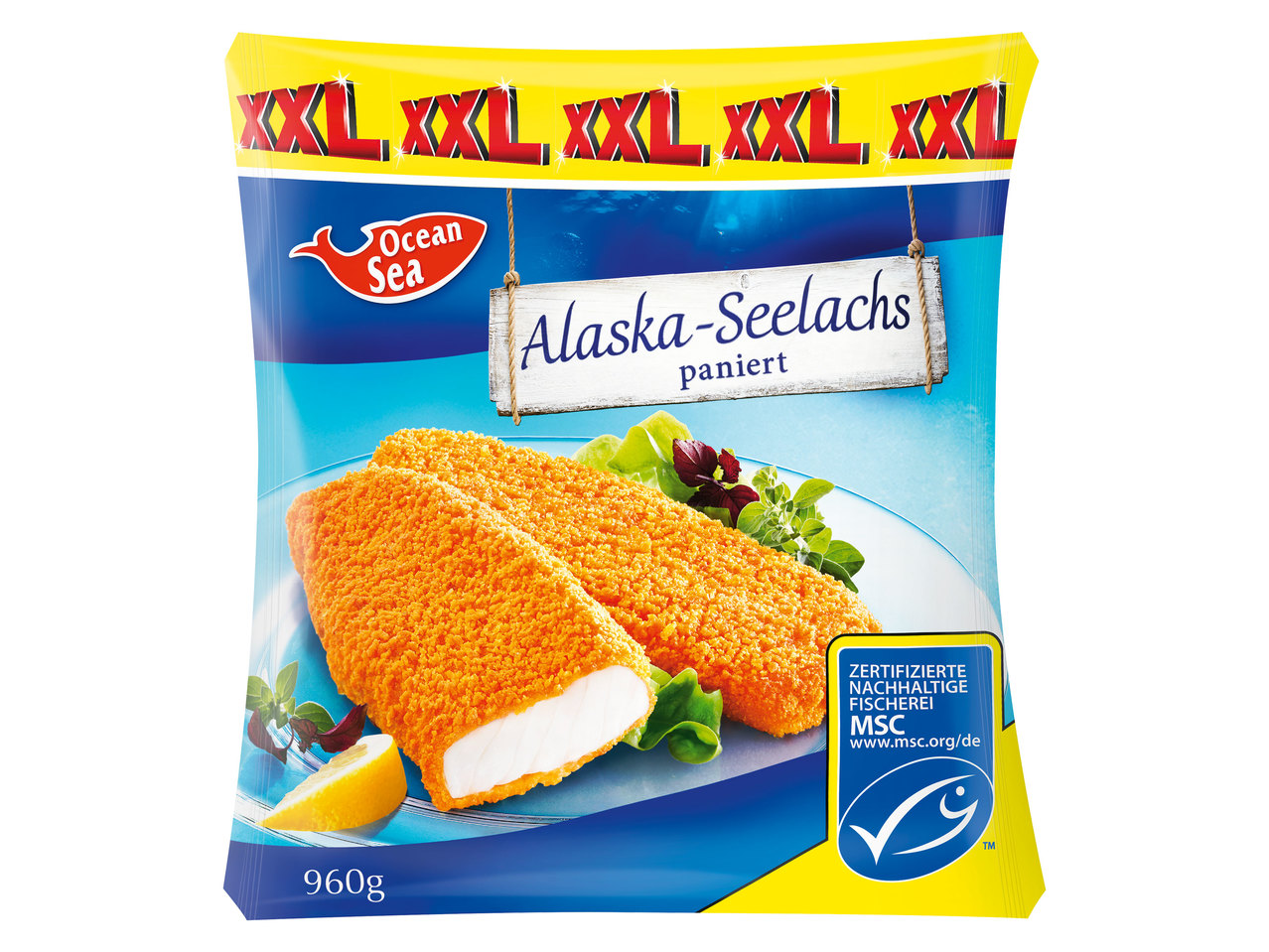 OCEAN SEA Alaska-Seelachs paniert