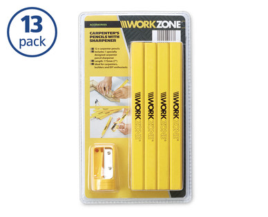 Carpenter's Pencils & Sharpener