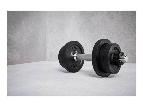 Crivit 10kg Dumbbell Set - 9 pieces