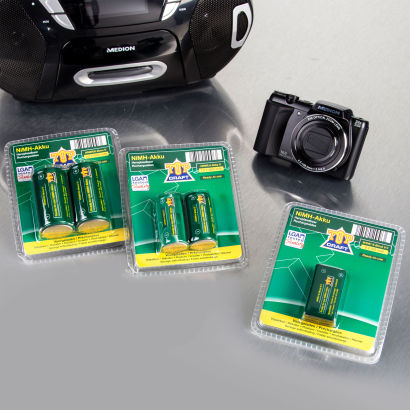 Aufladbare Batterien