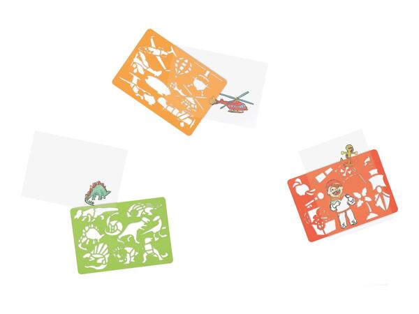 Crelando Vehicles Stencil Set - 12 Piece Set