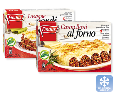 Lasagne verdi/Cannelloni al forno FINDUS(R)